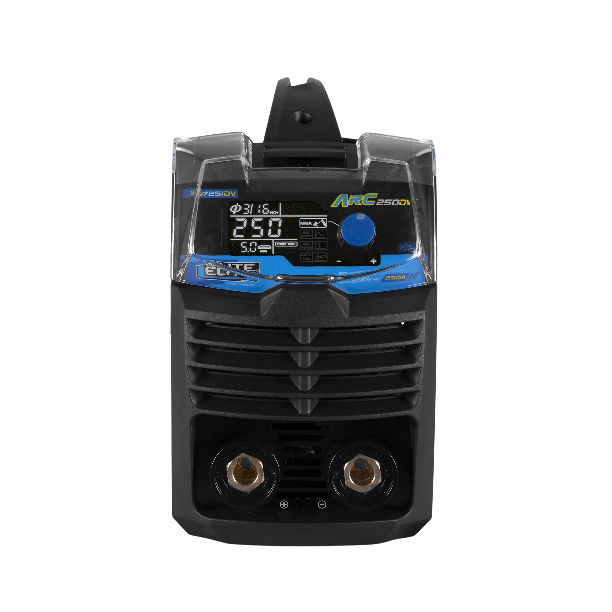 Soldador Inversor ELITE SI7251DV ARC 250DV MMA Pulsado / MMA / TIG Lift Arc 110/220V Profesional Especialista